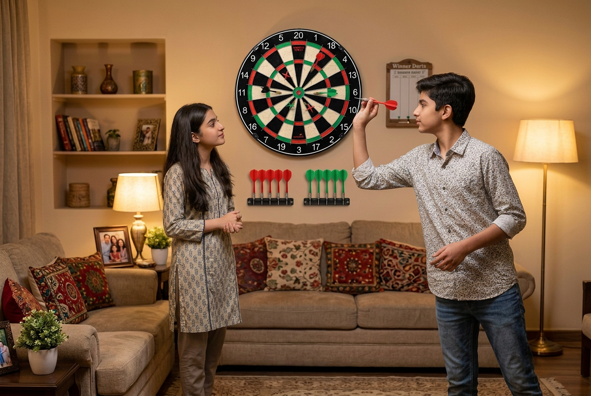 Magnetic Dart Board, Safe Dart Game Toy for Kids, Magnetic Darts, Excellent Indoor Game and Party Game, Double Sided Dart Board Toys Gifts For Boys, Girls And Adults