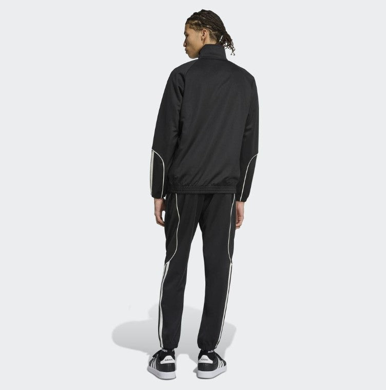 Men adidas Tracksuit black, white strip