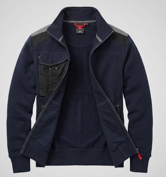Men Blue Work Wear Jacket