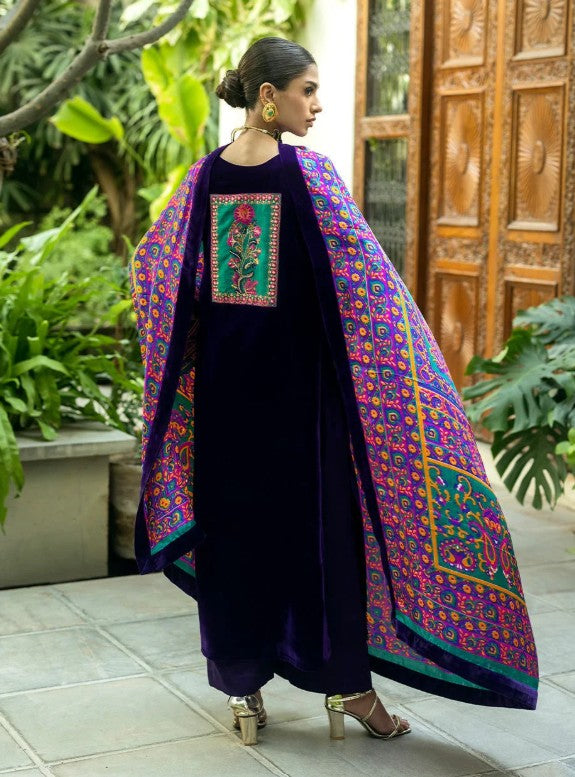 Charizma 3pcs suit Party wear unstitched