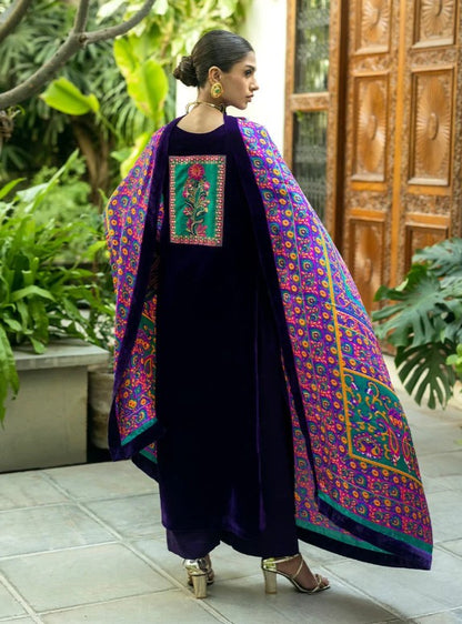 Charizma 3pcs suit Party wear unstitched