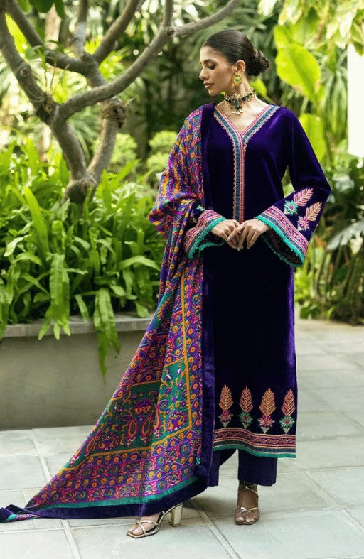 Charizma 3pcs suit Party wear unstitched