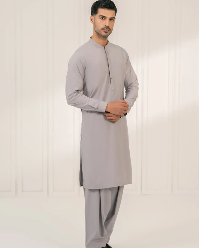 Men Shawar Kameez stitched 2 pcs