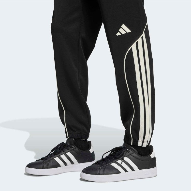 Men adidas Tracksuit black, white strip