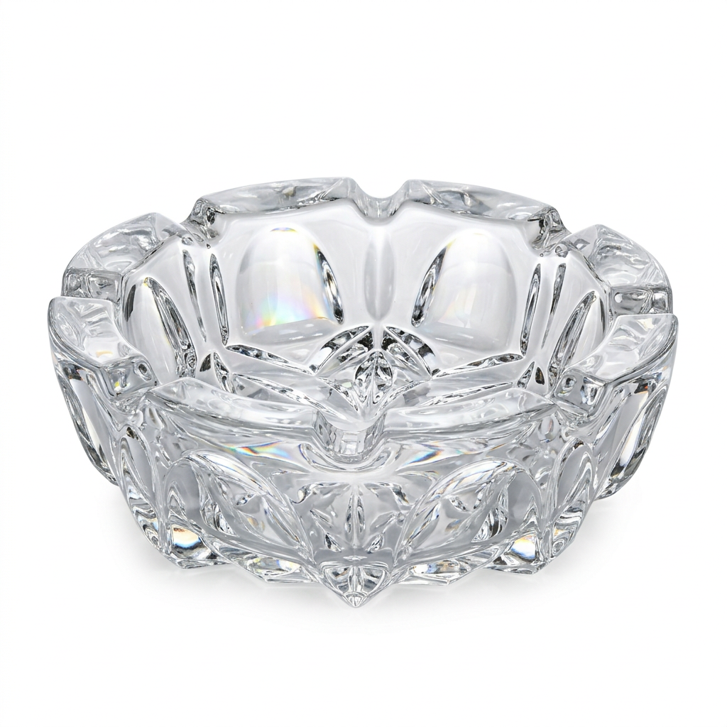 Smoking Ashtray glass round shape space