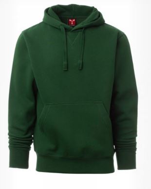 Polyster Fleece Blend Green Man Hoodie
