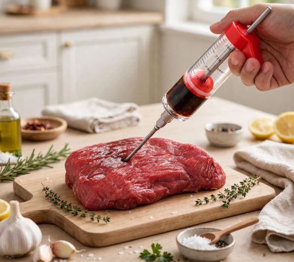 Meat Injector Marinade Syringe