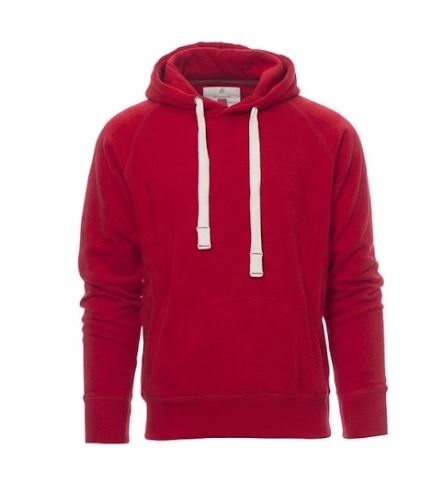 Polyster Fleece Blend Men Hood With White Flat Woven Drawstrings