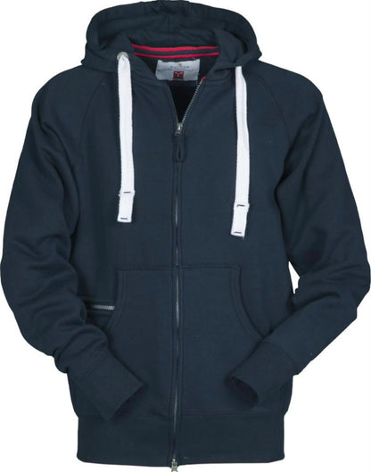 Portland men's full-zip hooded sweatshirt in Multicoloured
