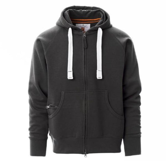 Portland men's full-zip hooded sweatshirt in Multicoloured