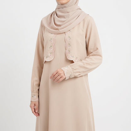 Nude Grace Abaya fabric softener airy texture