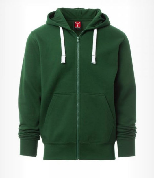 Portland men's full-zip hooded sweatshirt in Multicoloured