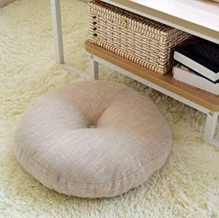 Round cushion floor sitting 80cm round with button in the middle