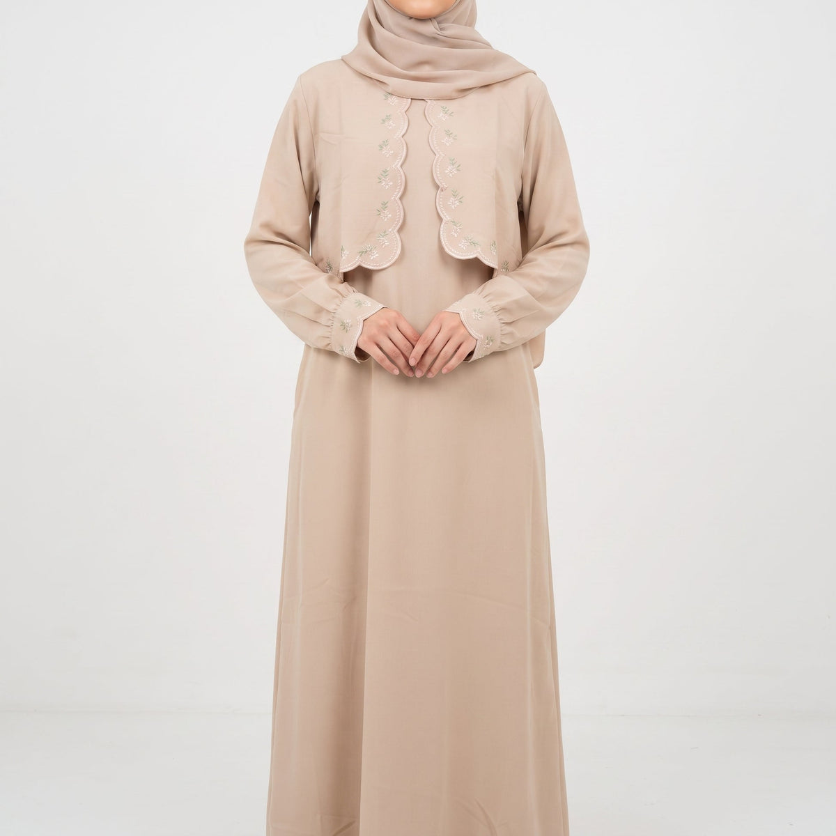 Nude Grace Abaya fabric softener airy texture