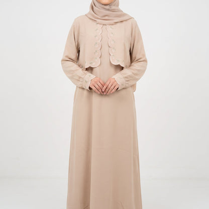 Nude Grace Abaya fabric softener airy texture