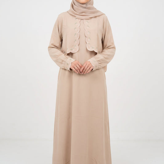 Nude Grace Abaya fabric softener airy texture